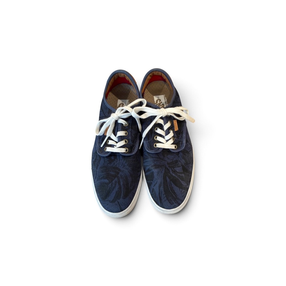 Vans UltraCush Lite Navy Blue Floral Palm Print Sneakers VN-0UAR8LQ Mens 10.5
